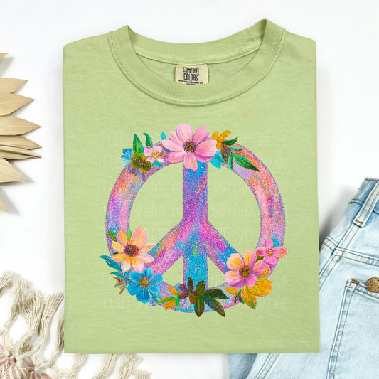 Flower Peace Sign